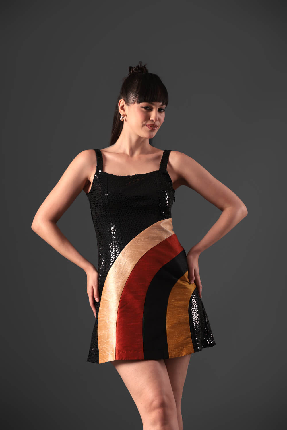 Retro Spectrum Dress