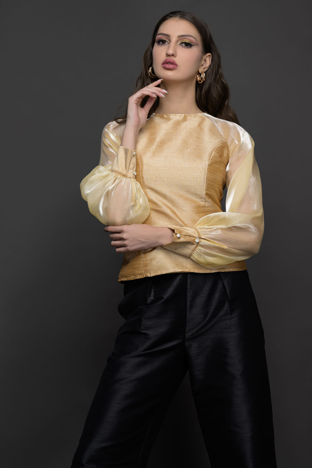 Golden Noir Top