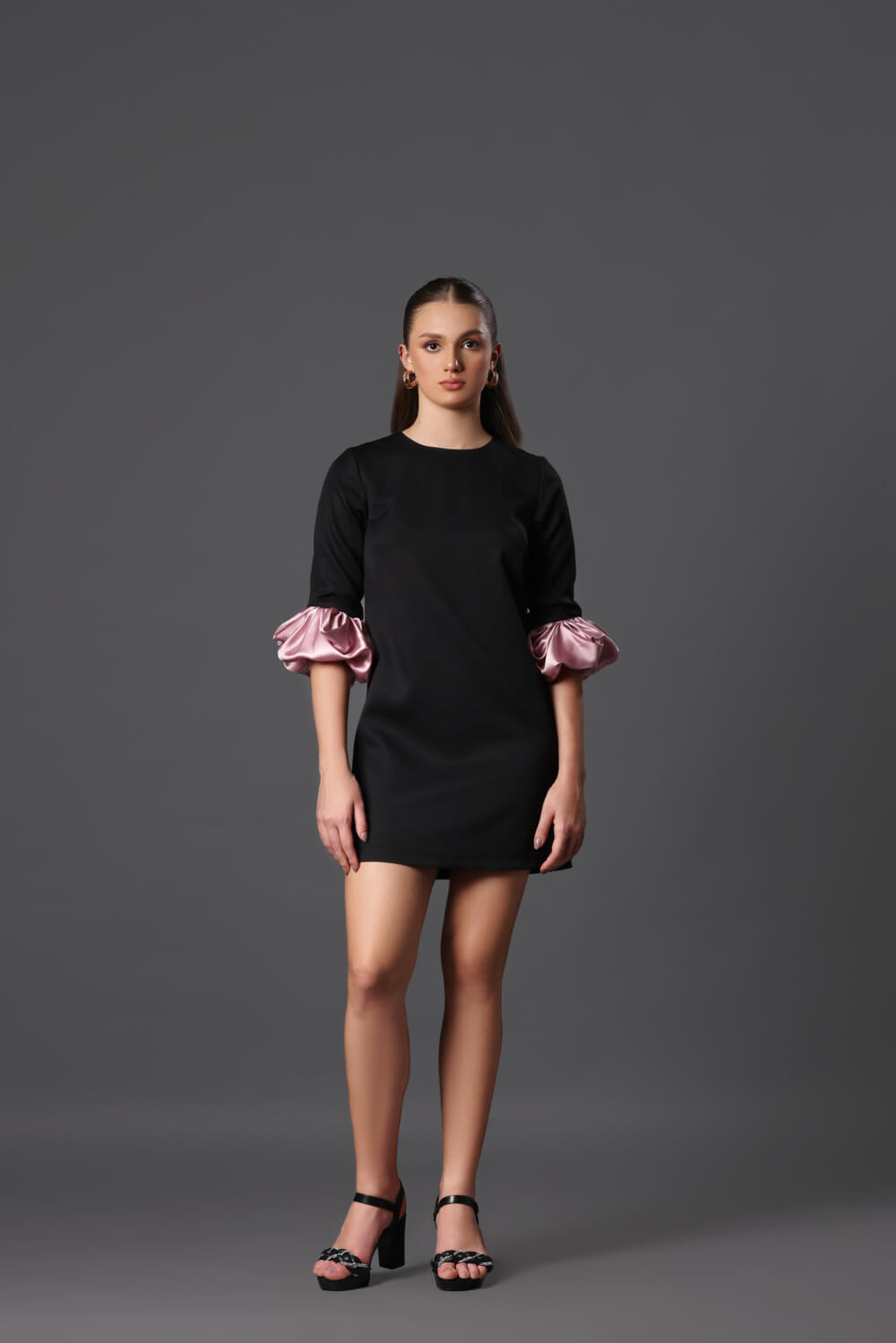 Petal Noir Dress