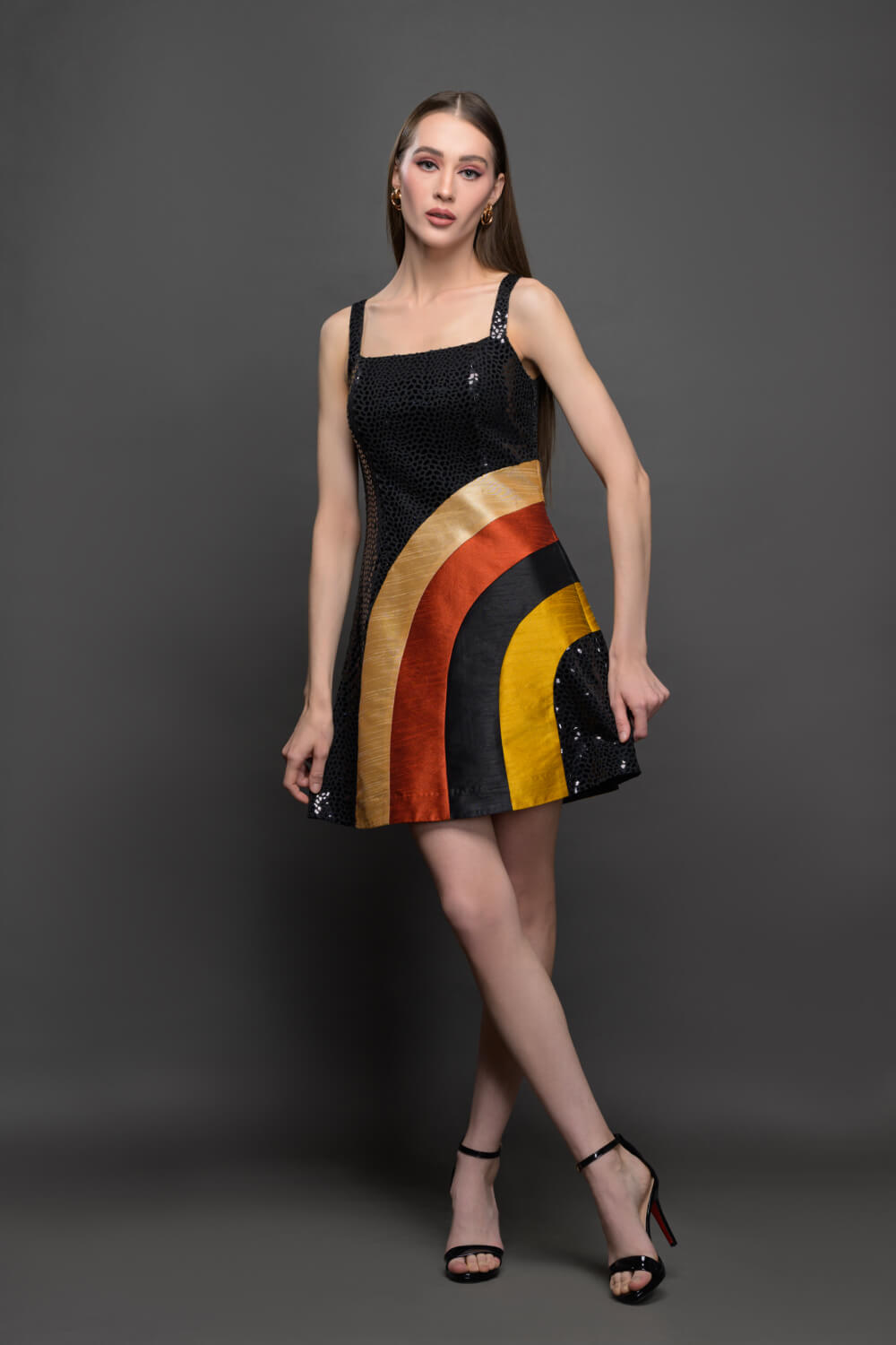 Retro Spectrum Dress