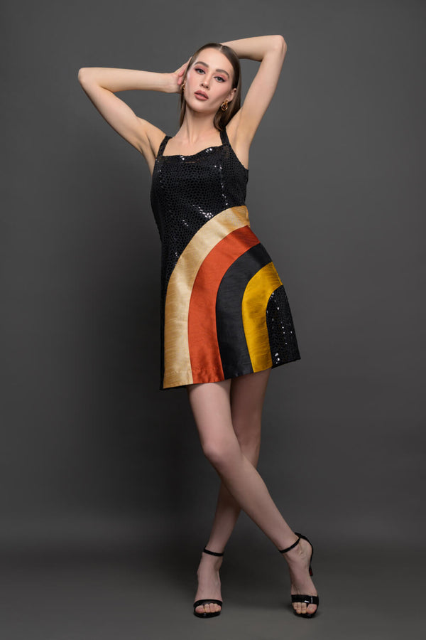 Retro Spectrum Dress